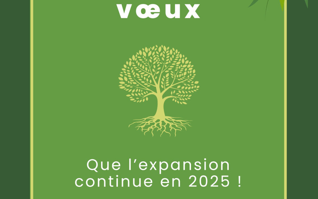 Le Jardin Moderne vous souhaite une belle année 2025 !